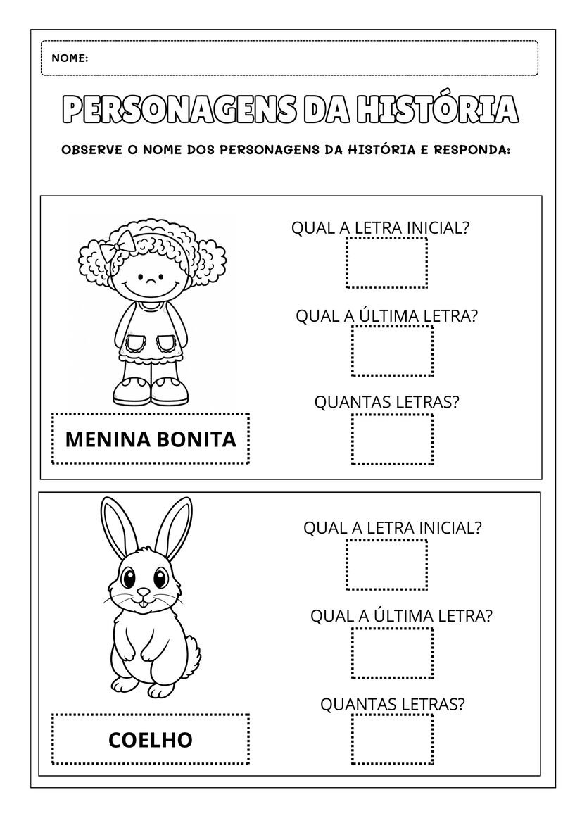 atividades menina bonita do laço de fita educação infantil conteúdo didático página 12